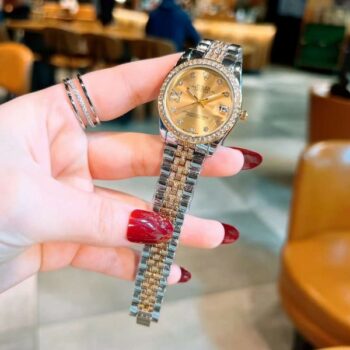 Women's Rolex Watch Gold Dial Color