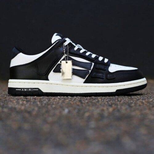 Amiri Skel Sneakers Top Low Black White 1