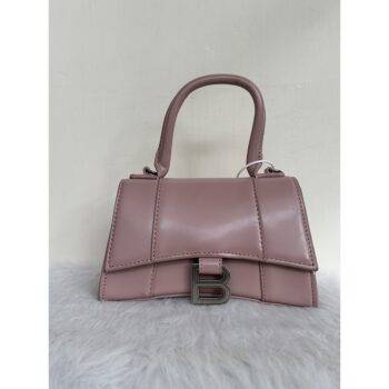 Balenciaga Bag Hourglass Mini Pink With Dust Cover 2