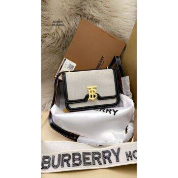 Burberry Bag Horseferry Sling Bag Premium Quality With Box & Dust Bag & 2 Sling Belt & Card