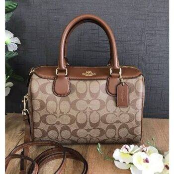 Coach Signature Large Taxi Tote (Brown/ Black) #34105 | Accessorising -  Brand Name / Designer Handbags For Carry & Wear... Share If You Care! | Coach  purses, Coach handbags outlet, Coach tote bags