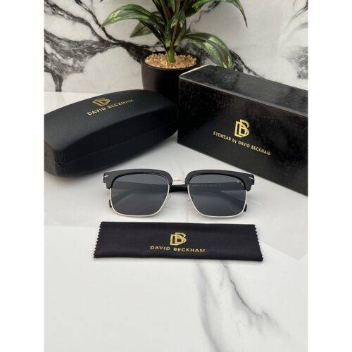 David Beckham Sunglasses 1872 Black Silver 2