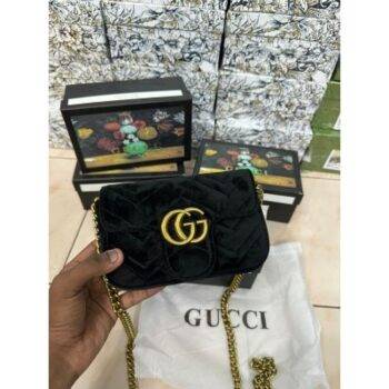 Gucci Calfskin Mini Queen Margaret Bag White Black Wallet on chain –  STYLISHTOP