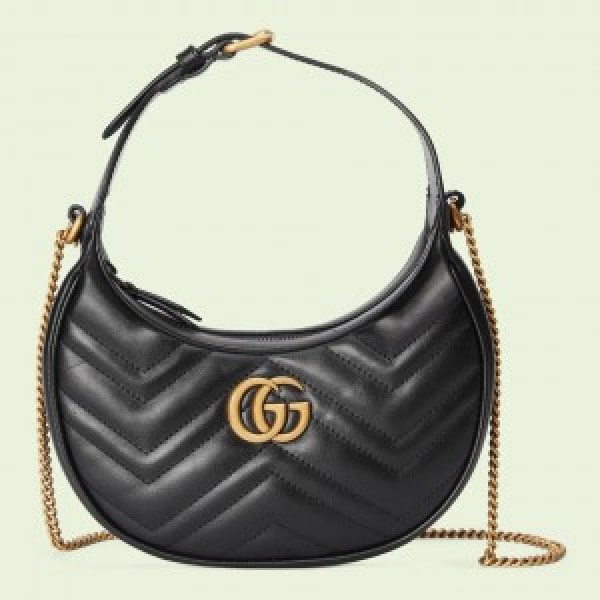 GG Marmont Supermini shoulder bag in black - Gucci | Mytheresa