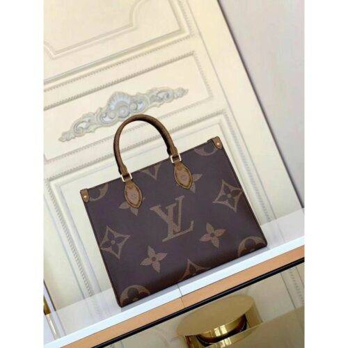 Louis Vuitton Bag Onthego Monogram Giant Reverse Brown (1)