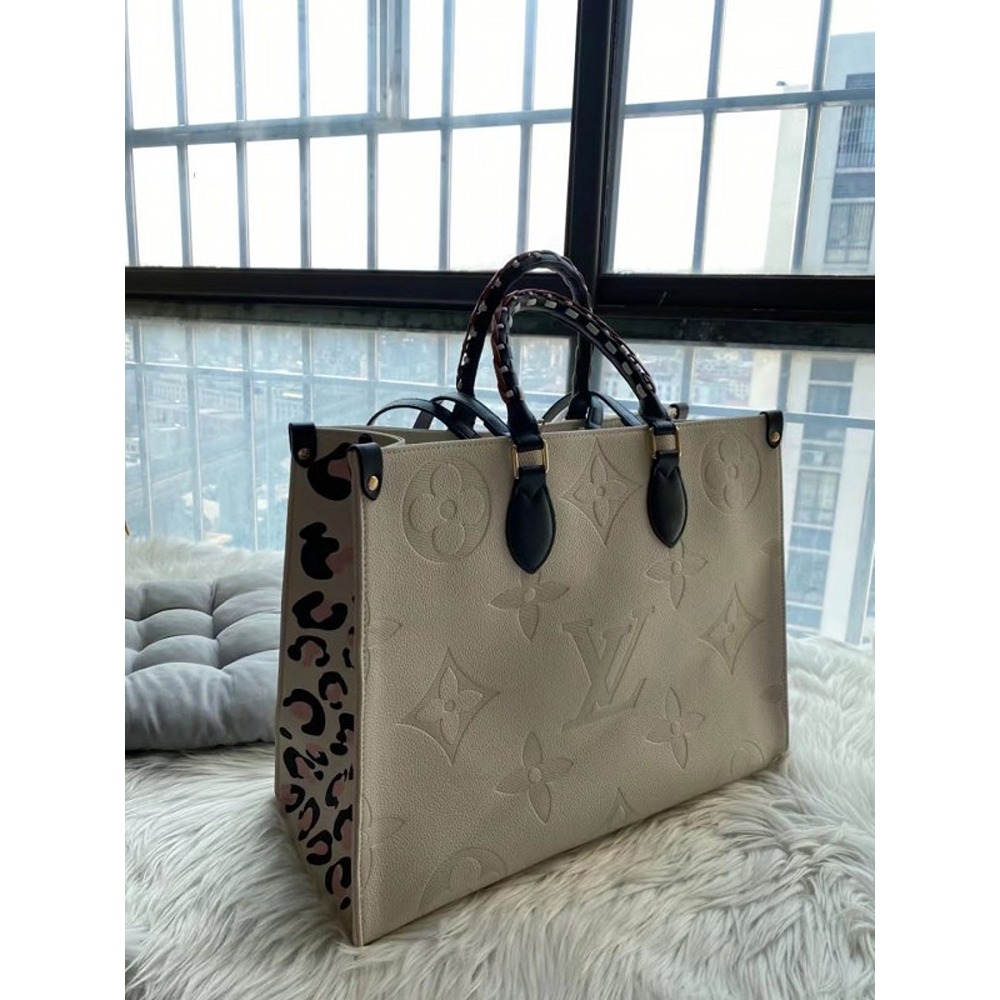 Louis Vuitton Handbag On The Go Leopard Premium Large Size (LB731) - KDB  Deals