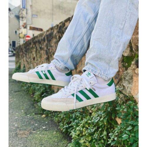 Mens Adidas Shoes Nora Cloud White Green 1