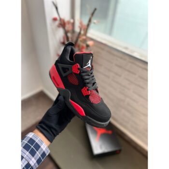 Men's Air Jordan Shoes 4 Thunder Red
