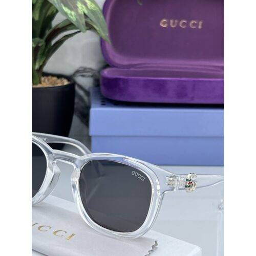 Mens Gucci Sunglasses 88083 transparent black 1