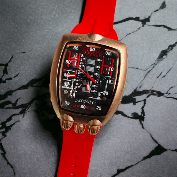 Men's Scuderia Ferrari Watch Red Rev T 0830254 - Crivelli Shopping