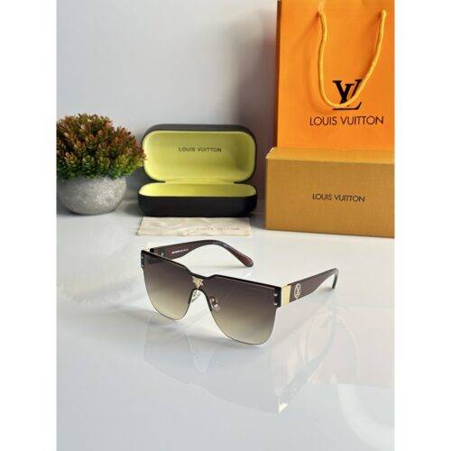 Men's Louis Vuitton Sunglasses 10142 Brown