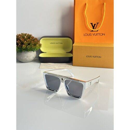 Men's Louis Vuitton Sunglasses 1502 Chrome Black