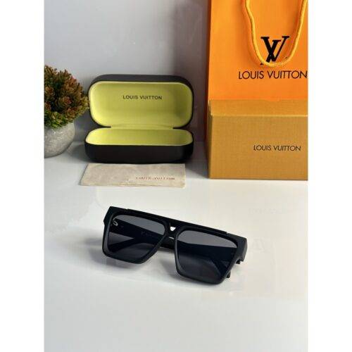 Mens Louis Vuitton Sunglasses 1502 Full Black 1