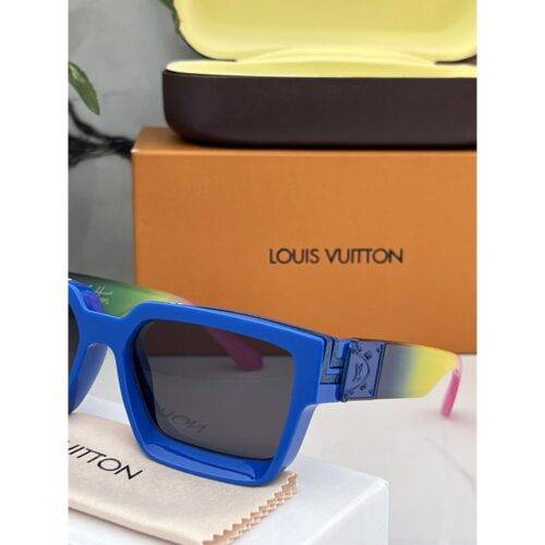 Mens Louis Vuitton Sunglasses Millionaire Blue Black 1