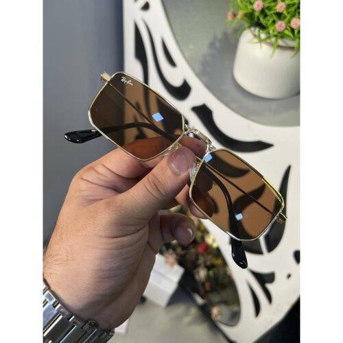 Men's Rayban Sunglasses 3540 gold brown