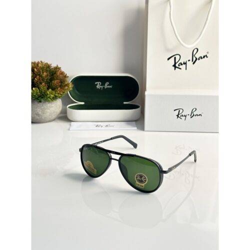 Men's Rayban Sunglasses 4414 Black Green (GLASS)