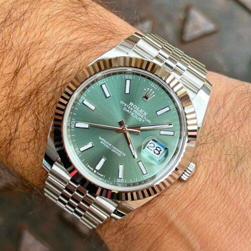 Mens Rolex Watch Oyster Perpetual Date Just 1