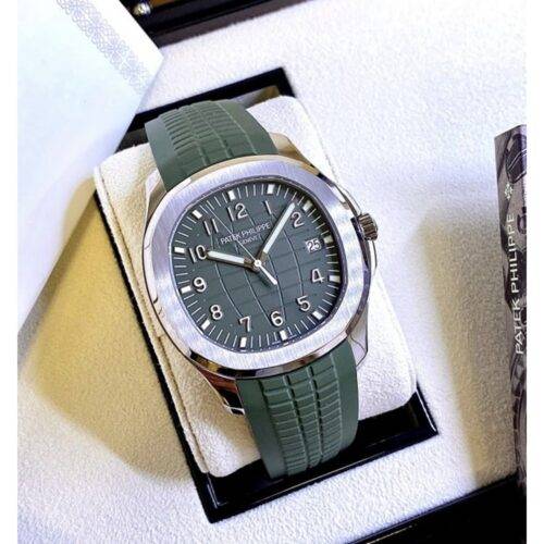 Patek Philippe Watch Aquanot Silver Green AAA Automatic 2