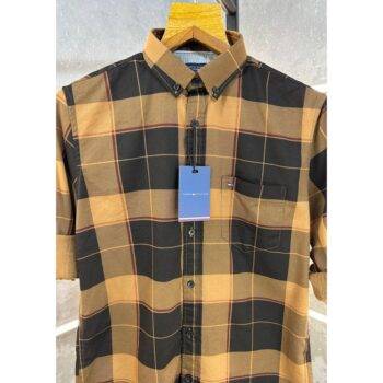 Premium Checks Tommy Hilfiger Shirt Light Yellow T5 633 1
