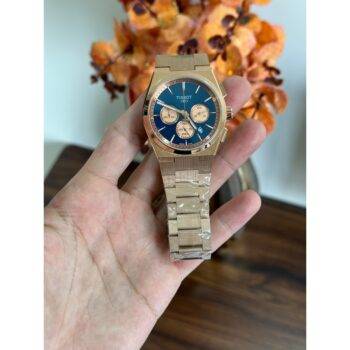 Tissot PRX Watch 1853 Rose Gold Blue 2