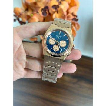 Tissot PRX Watch 1853 Rose Gold Blue 3