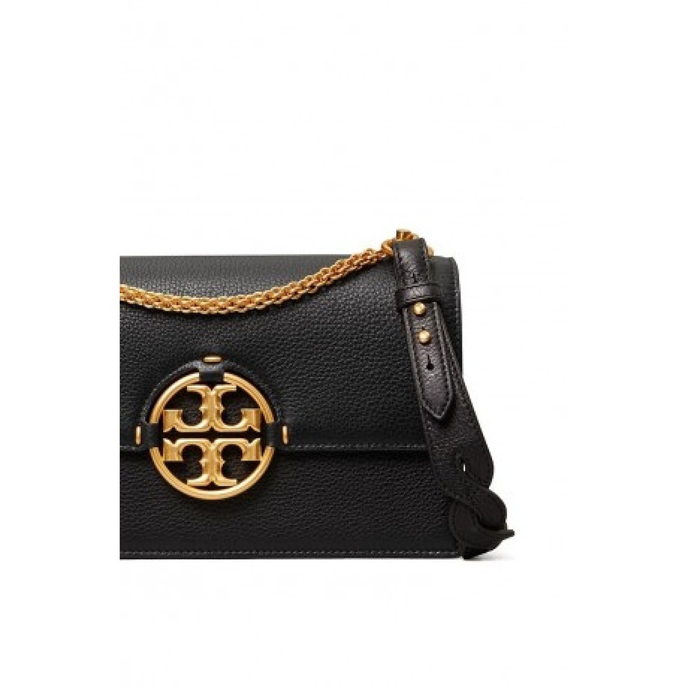 NWT Tory Burch 134837 Emerson Large Double Zip Tote Black Saffiano Leather  Bag | eBay
