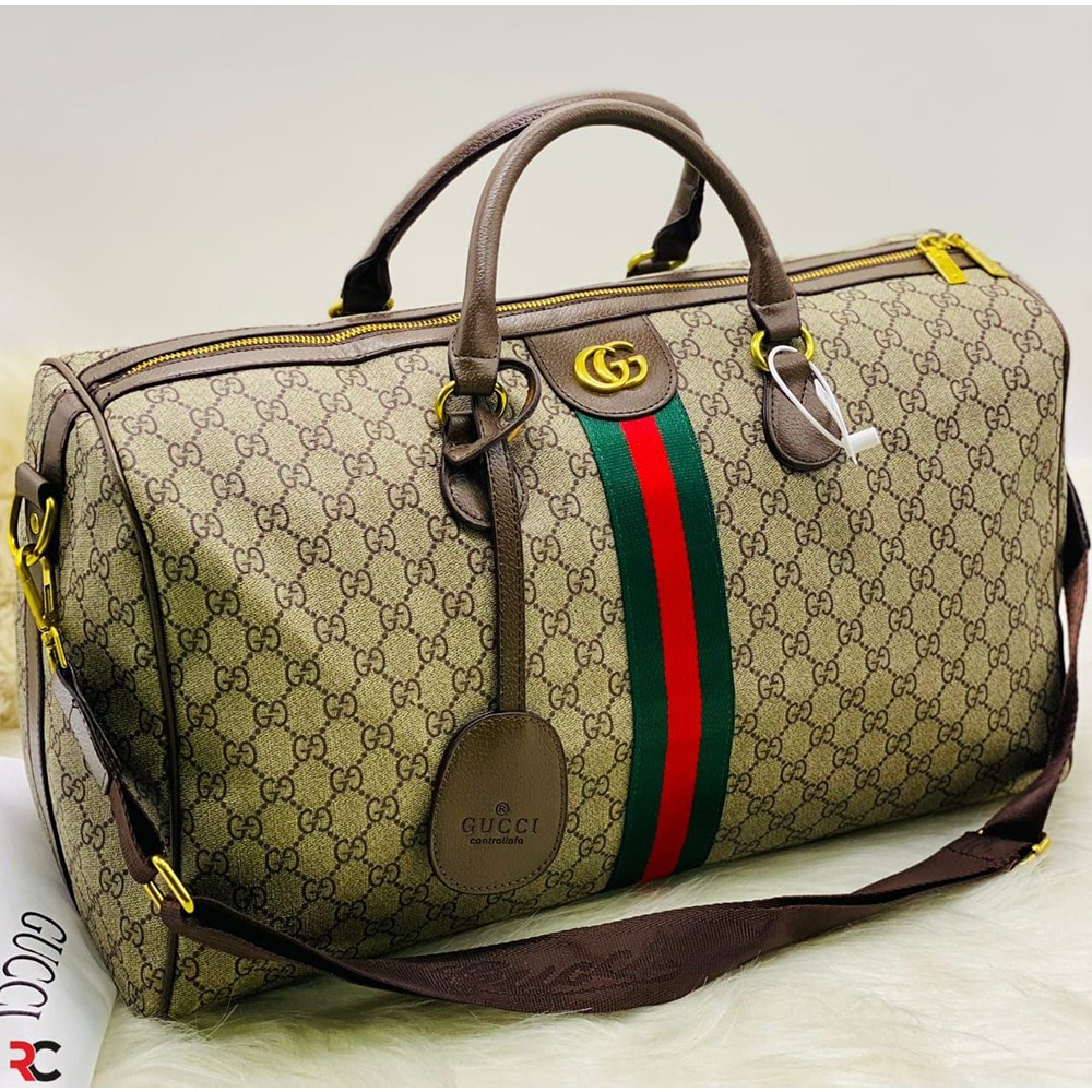 Gucci Men's GG Carry-On Duffle Bag in Black | LN-CC®
