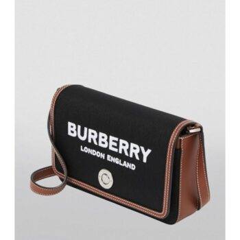 Burberry Handbag Horseferry Crossbody Canvas Leather Bag With Og Box 2 1