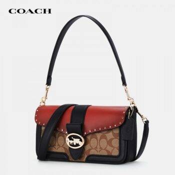 Coach Handbag Georgie Shoulder Bag With Og Box and Bill 4
