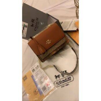 Coach Signature F19976 Metallic Butterfly Shoulder Handbag Purse | eBay