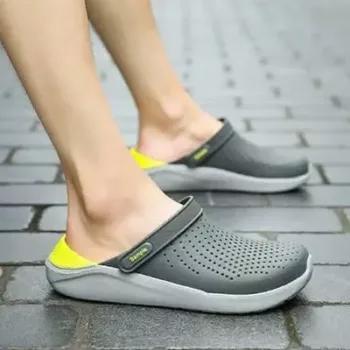 Crocs Men's Regular Shoes, Grey