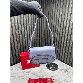Diesel Handbag 1dr Shoulder Bag With Og Box Dust Bag (PURPLE)