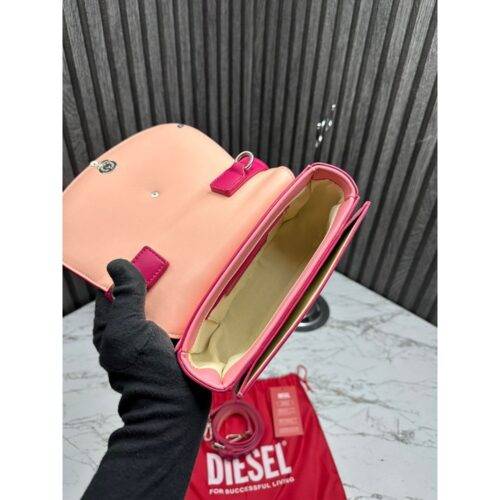 Diesel Handbag 1dr Shoulder Bag With Og Box Dust Bag Pink S2 7
