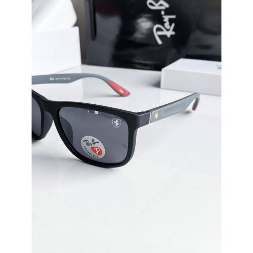 Grey Black Rayban Sunglasses For Men 1