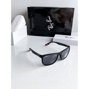 Grey Black Rayban Sunglasses For Men 2
