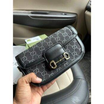 Gucci Handbag Gg Supreme Flap Massenger With Og Box and Dust Bag (Black)3