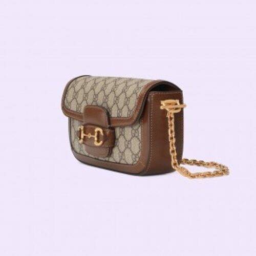 Gucci Handbag Gg Supreme Flap Massenger With Og Box and Dust Bag Brown3