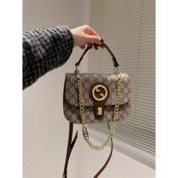 Gucci Handbag Ophidia GG Sling Bag With Og Box Brown S13 6