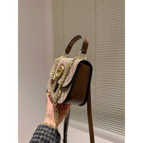 Gucci Handbag Ophidia GG Sling Bag With Og Box Brown S13 8
