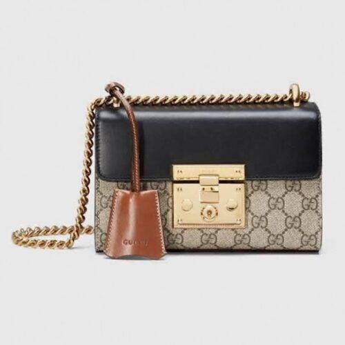 Gucci Handbag Padlock Shoulder Bag With Og Box