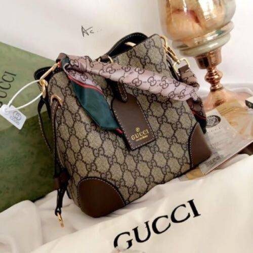 Gucci Handbag gg bucket bag with og box 1