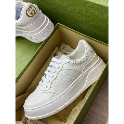 Gucci Shoes GG White Sneakers Men 4