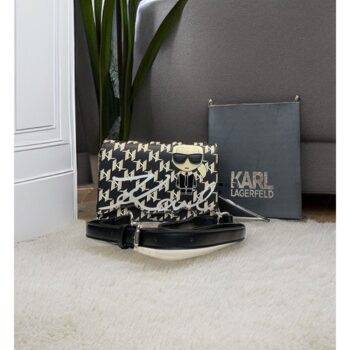 Karl Lagerfeld Bag Ikonik Sling Shoulder Bag With Og Box