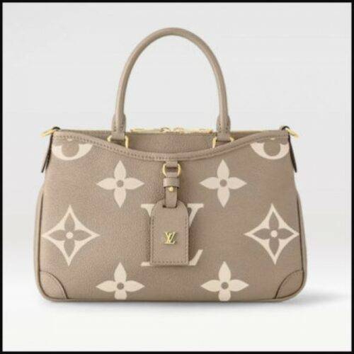 Louis Vuitton Bag Trainon PM Monogram Top Handle Sling Bag With Box & Dust Bag & Sling Belt