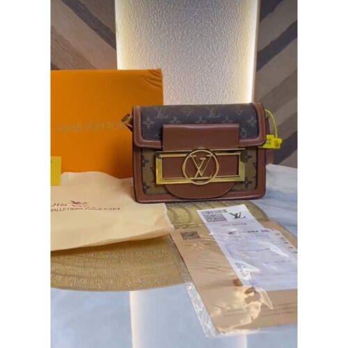 Louis Vuitton Handbag Dauphine Monogram Lock With Og Box and Bill 1