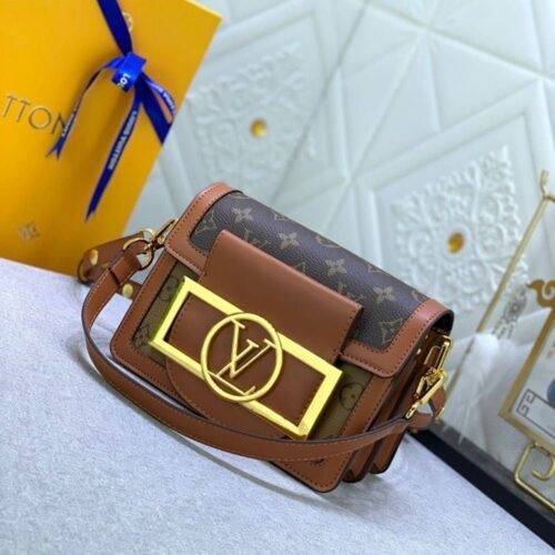 Louis Vuitton Handbag Dauphine Monogram Lock With Og Box and Bill 2