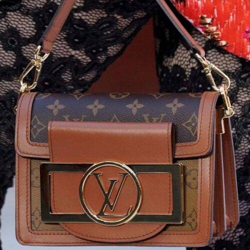 Louis Vuitton Handbag Dauphine Monogram Lock With Og Box and Bill 3