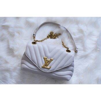 Louis Vuitton Handbag Wave Chain Bag Grey With Og Box