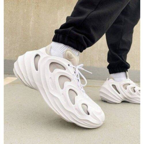 Mens Adidas Adifom Q Shoes White Grey 1