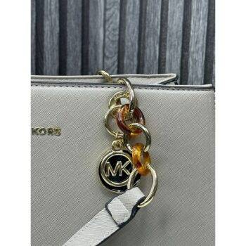 Michael Kors Handbag Cynthia Tote With Dust Bag and Sling Grey S5 5